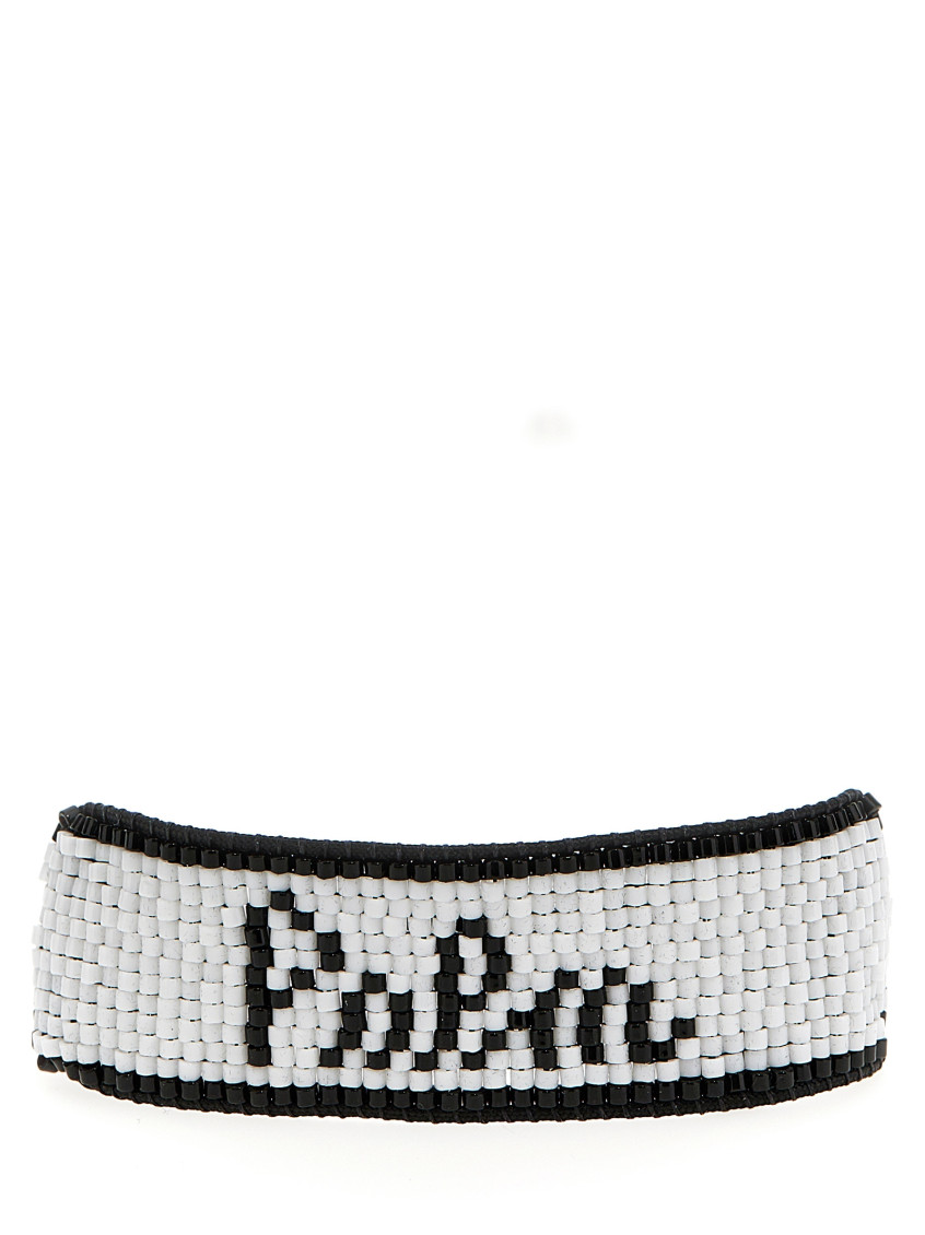 アクセサリーその他 PALM ANGELS 'Palm Beads' bracelet White/Black Palm Angels BlackWhite Palm Beads bracelet for Women Online