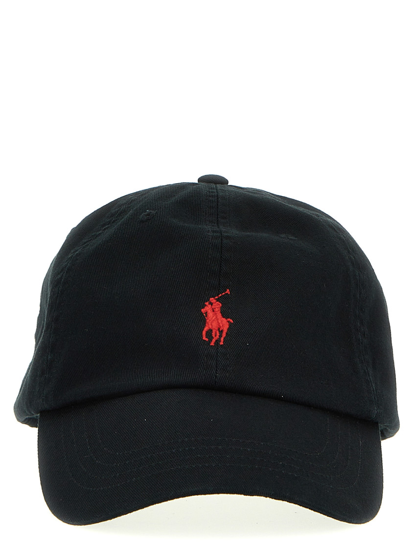Polo Ralph Lauren Blue Baseball Cap With Logo Embroidery In Cotton Man