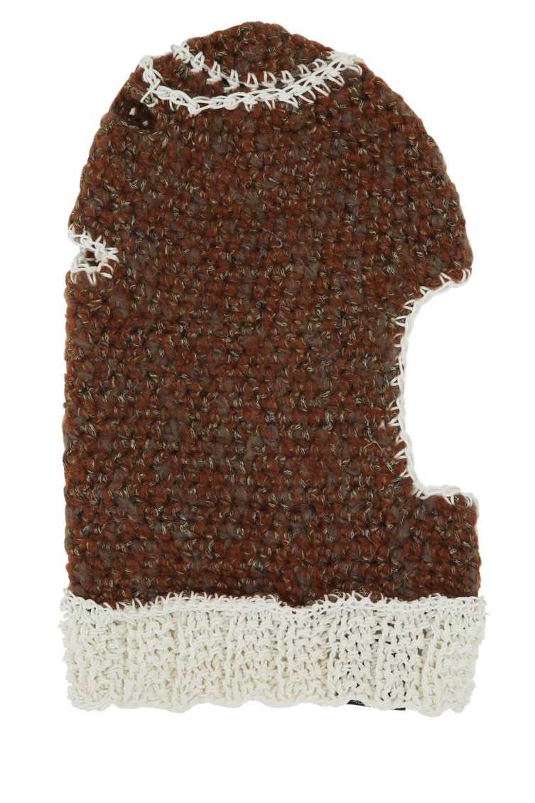 Vitelli Contrasting Trimmings Knitted Balaclava