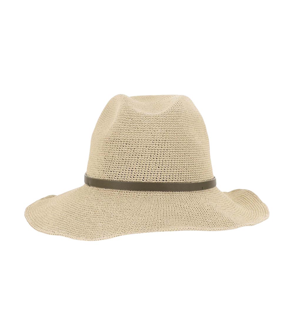 Filippo Catarzi Paper Hat With Logo In Natural