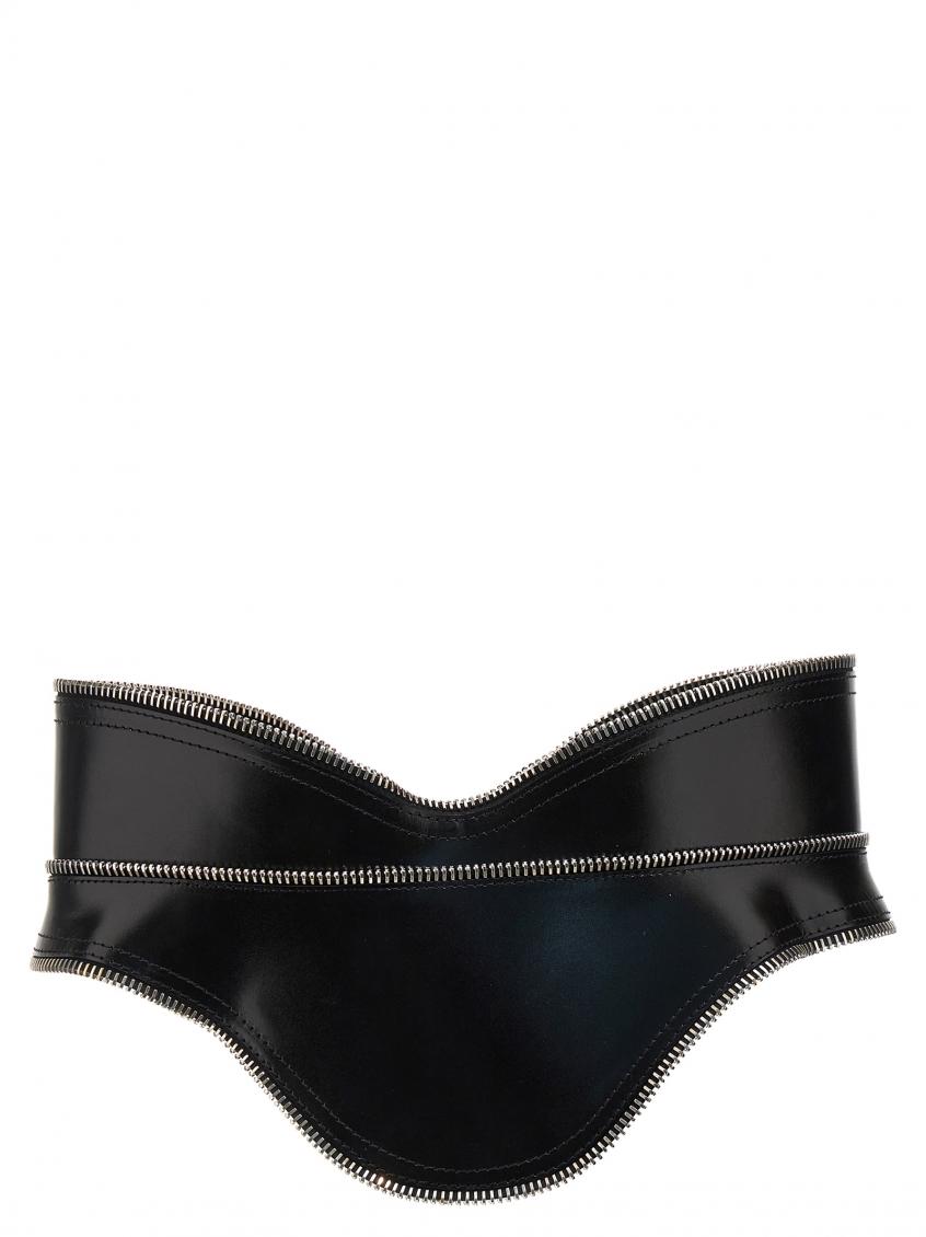 Alexander Mcqueen Mcqueen Women Corset Belt In Black