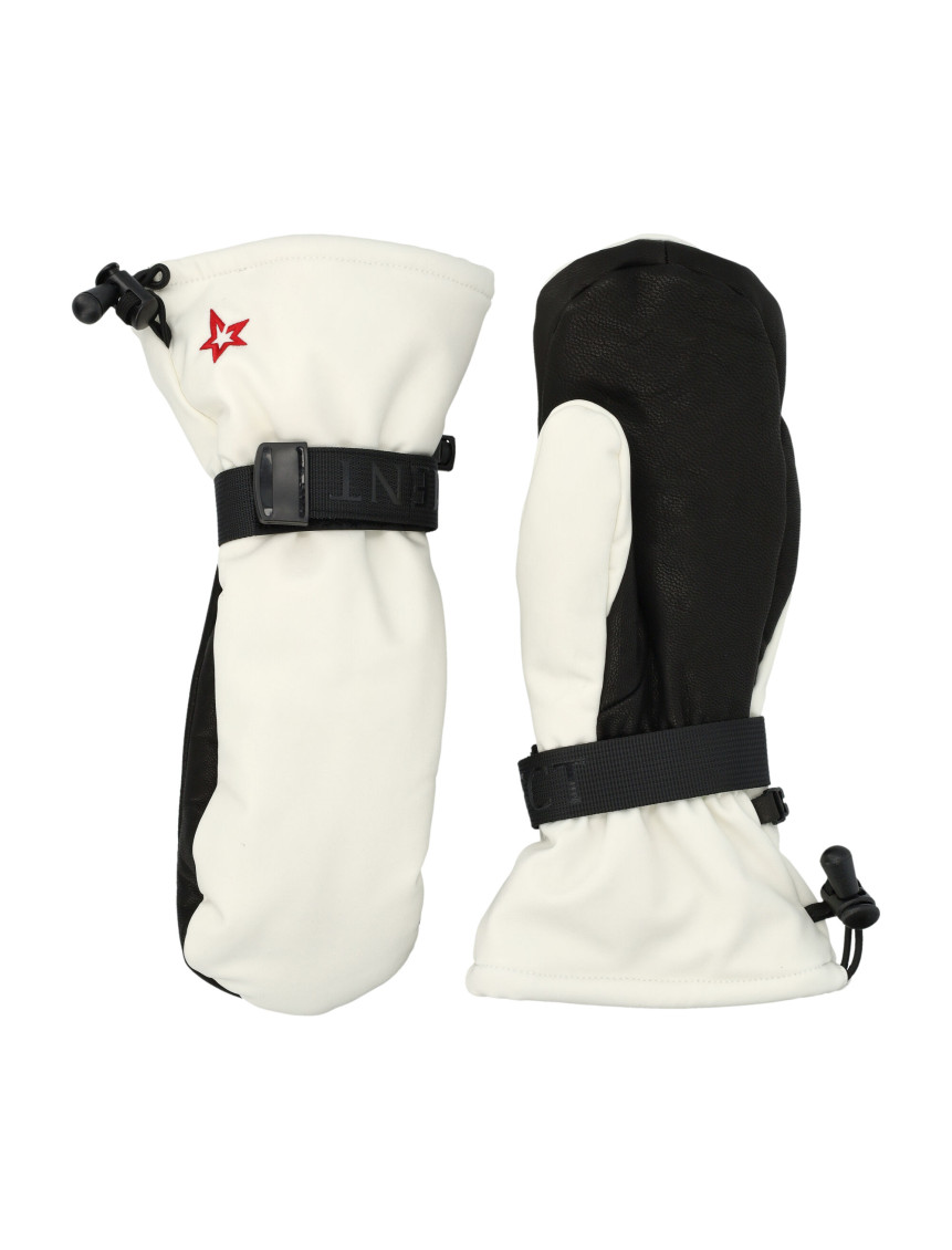 Perfect Moment White Davos Mitten Gloves In White