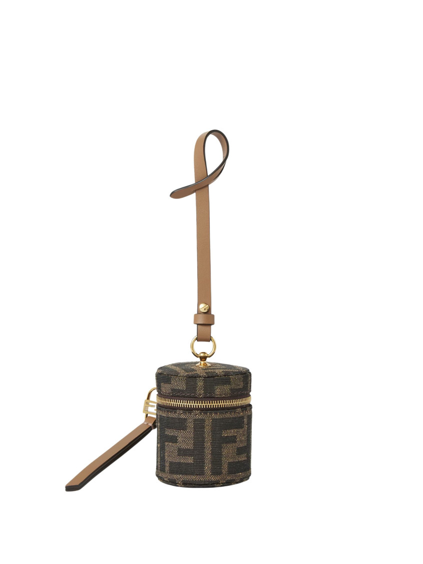 Fendi Women Baguette Coin Purse In Brown