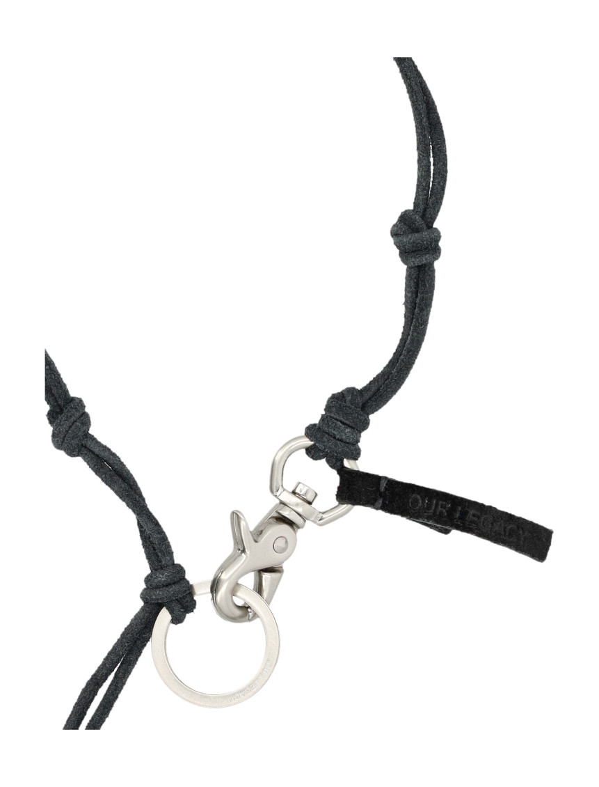 OUR LEGACY Black Ladon Leather Keyring for Men Online India at