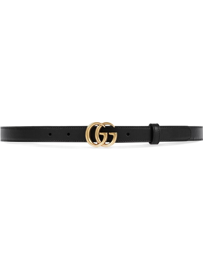 Gucci Black Gg Marmont Belt