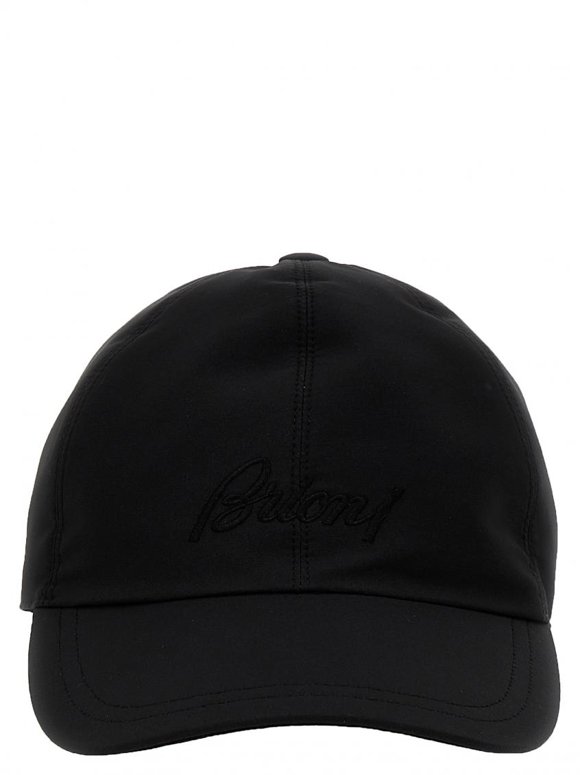 BRIONI MEN BLUE LOGO CAP, M LUXURY FOR MEN DARVEYS