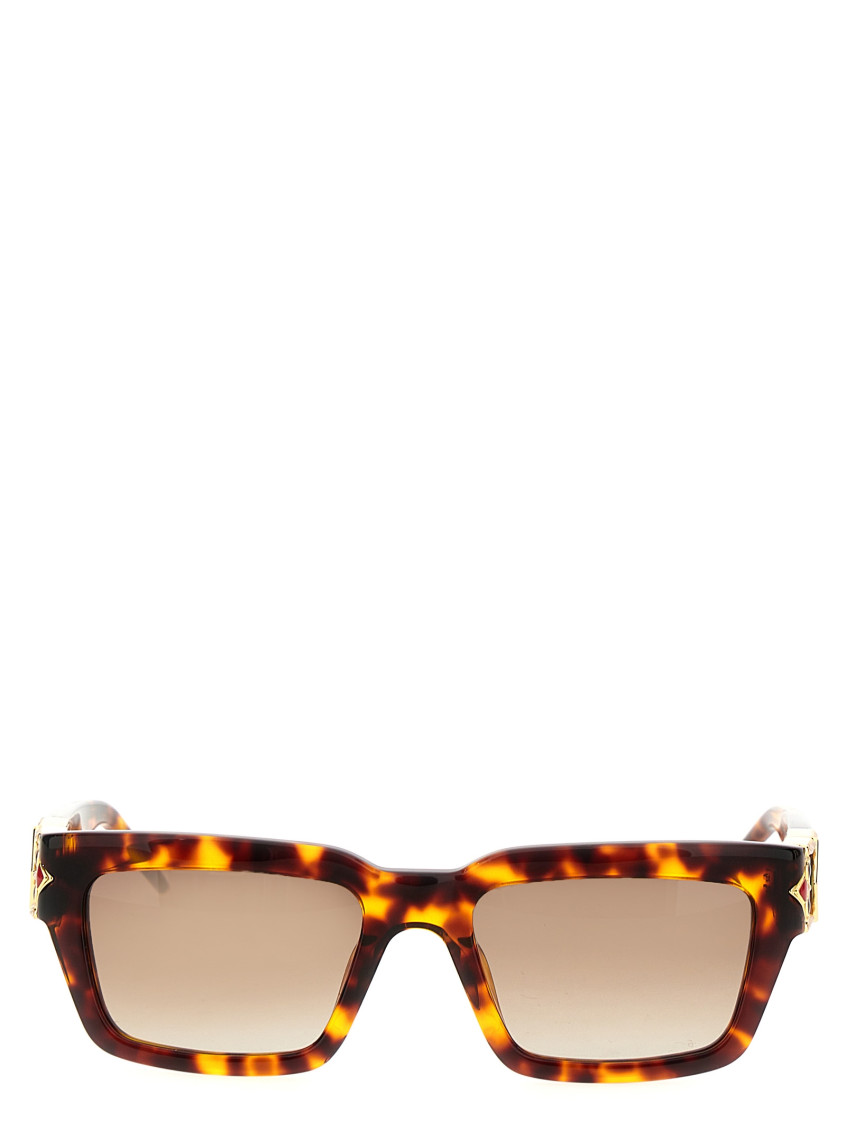 Casablanca 'the Square Metope' Sunglasses In Brown