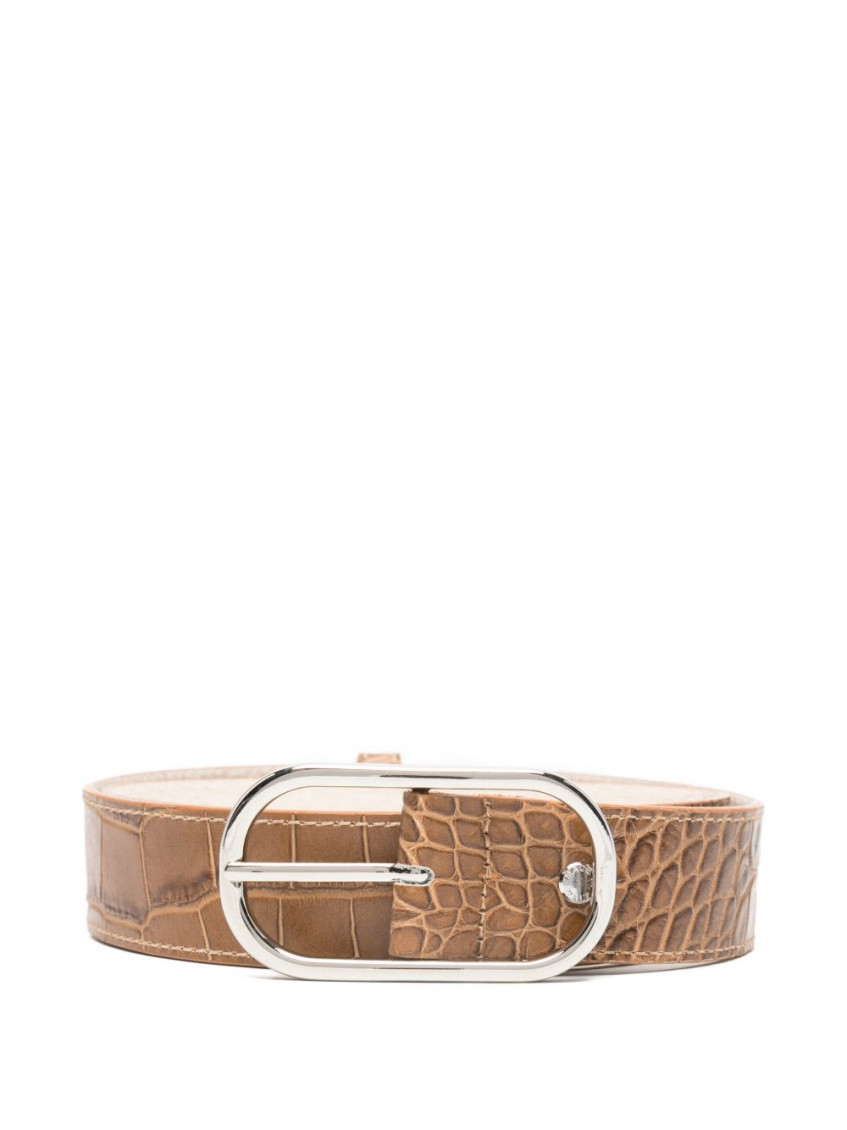 HERSKIND Brown Hannah Buckle Belt for Women Online USA at  display picture 1