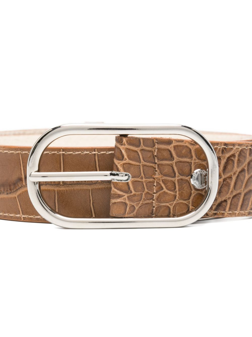 Hannah Childs Brown Suede Belt With Twisted Silver Buckle - Size S - Made In USA Hannah Childs Products for Sale up to 90% Off Retail: Poshmark main image 2