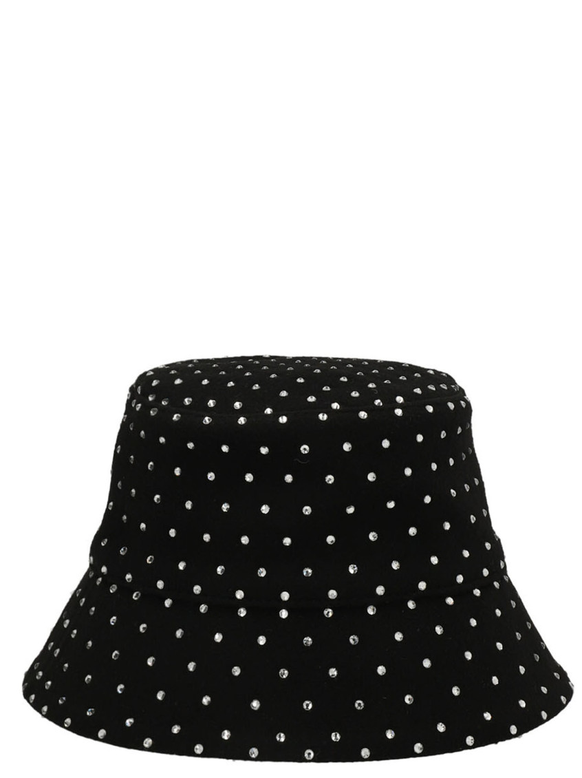 Ruslan Baginskiy Embellished Wool Bucket Hat In Black