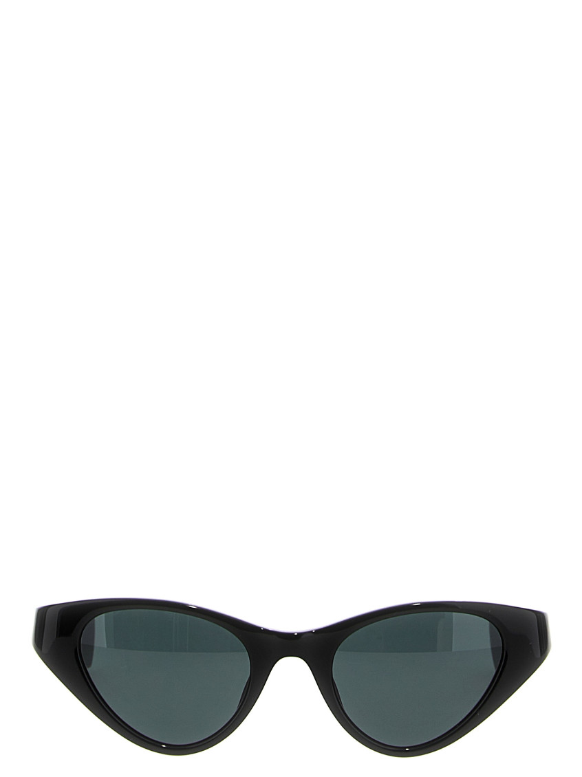 Saint Laurent 'm144' Cat Eye Sunglasses In Black