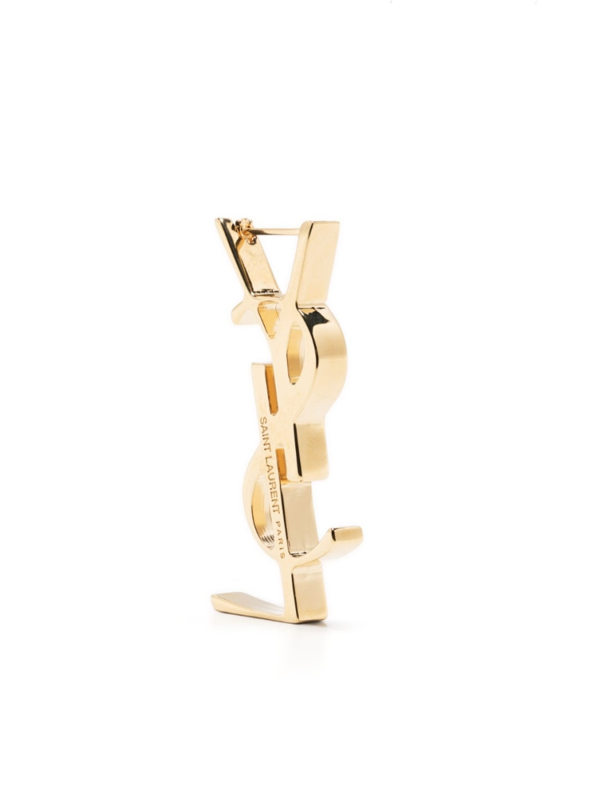 Saint Laurent Cassandras Single Earring Accessories In Golden