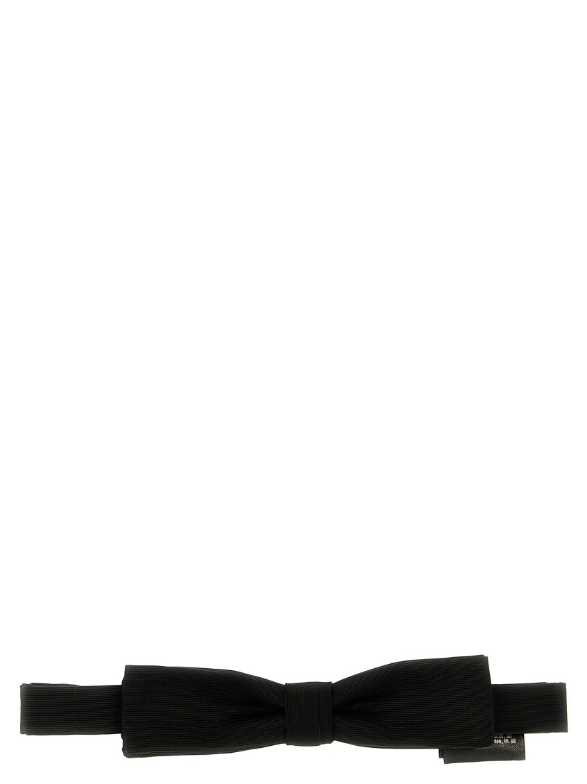 Dsquared2 Black Solid Bowtie In Black