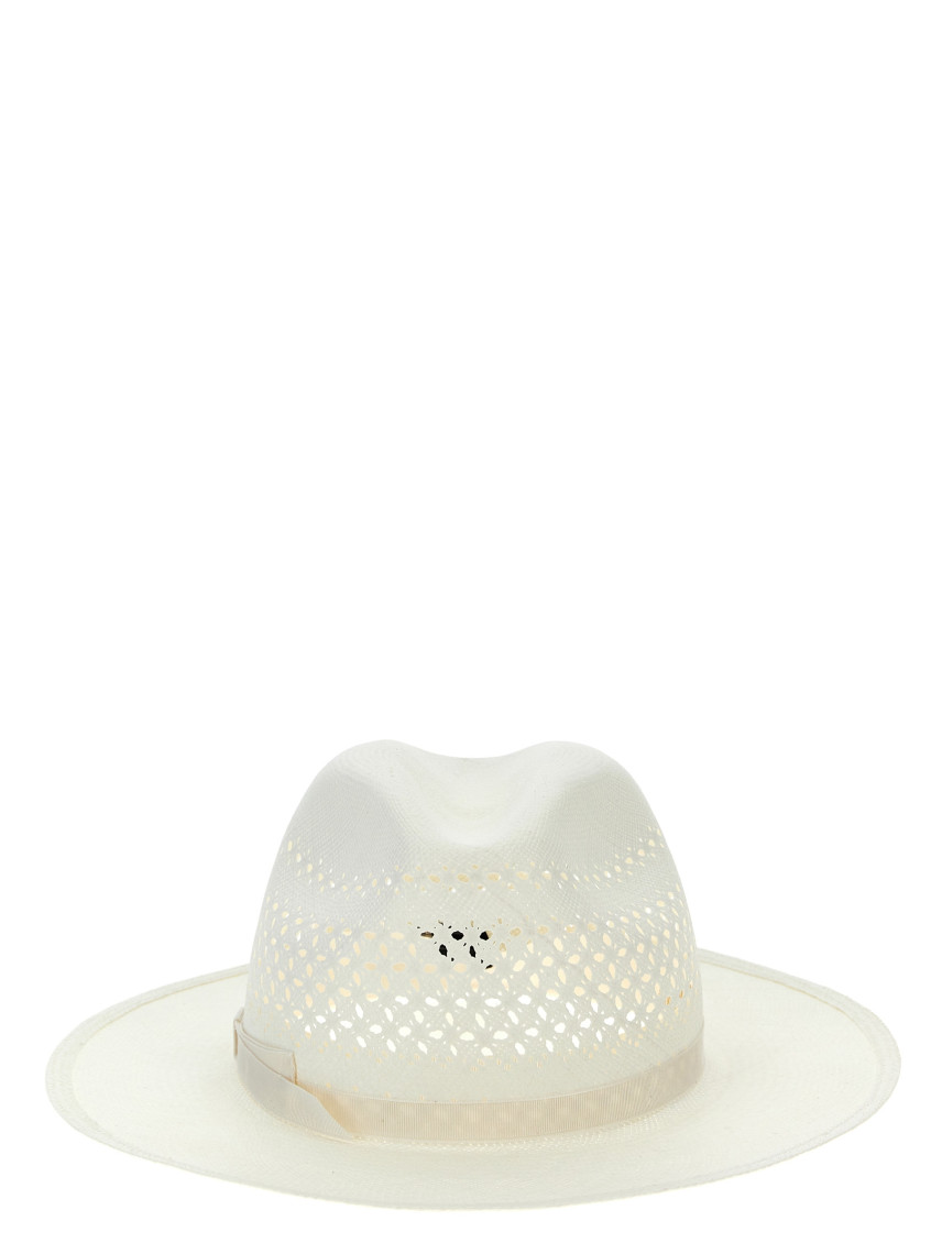 Borsalino Medea Hat In White
