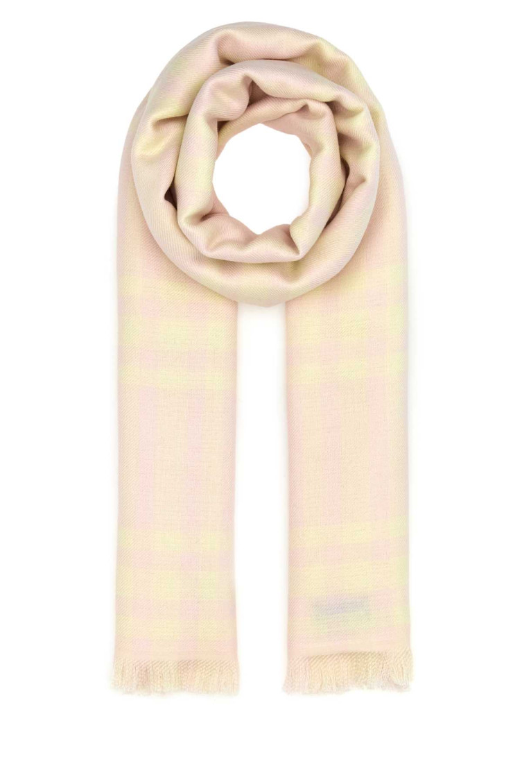 BURBERRY BEIGE PRINTED SCARF 