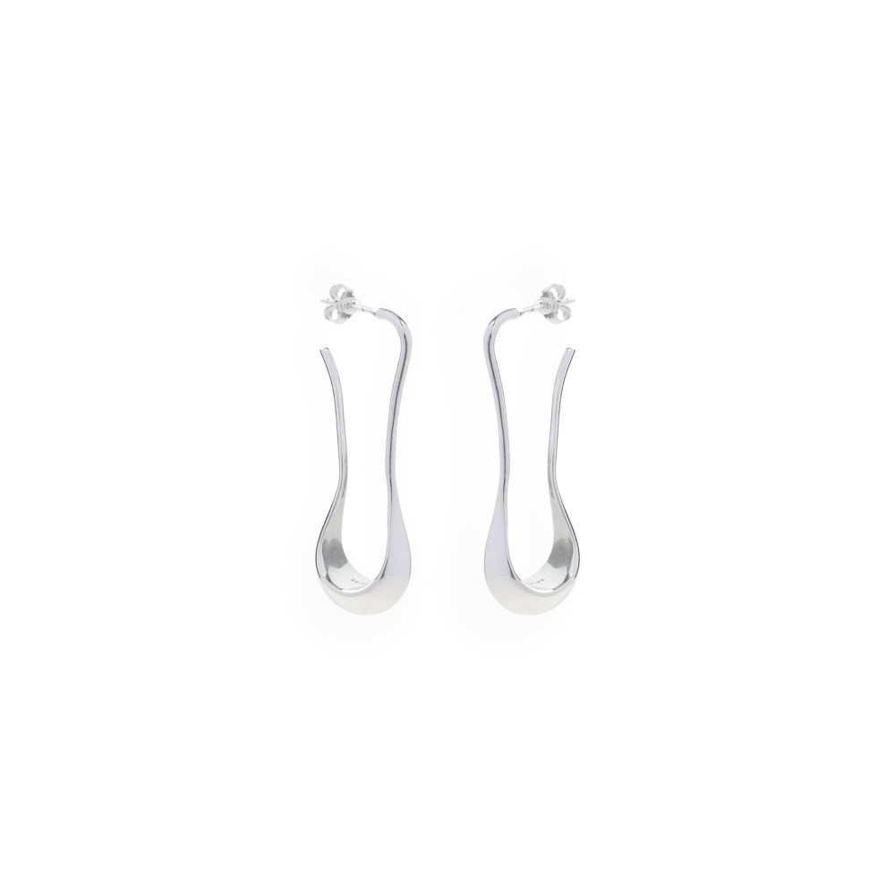 Lemaire Short Drop Earrings In Brown