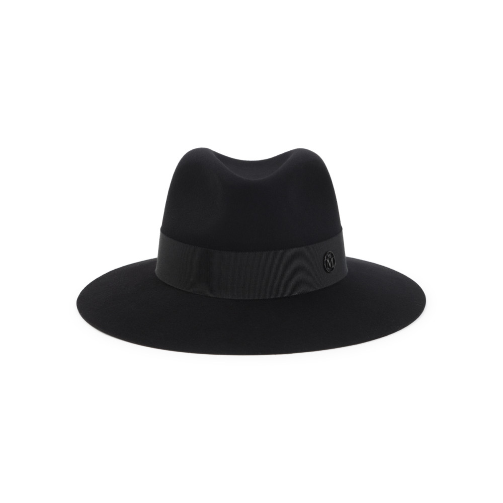 Maison Michel Wool Felt Virginie Fedora In Black