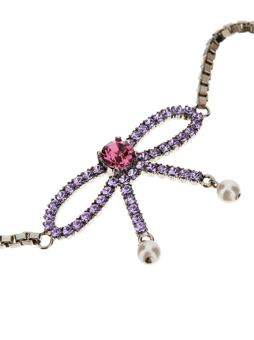 【送料&関税込】Dsquared2 Bow Crystal Long Earrings Dsquared2 Bow crystal long earrings available on julian