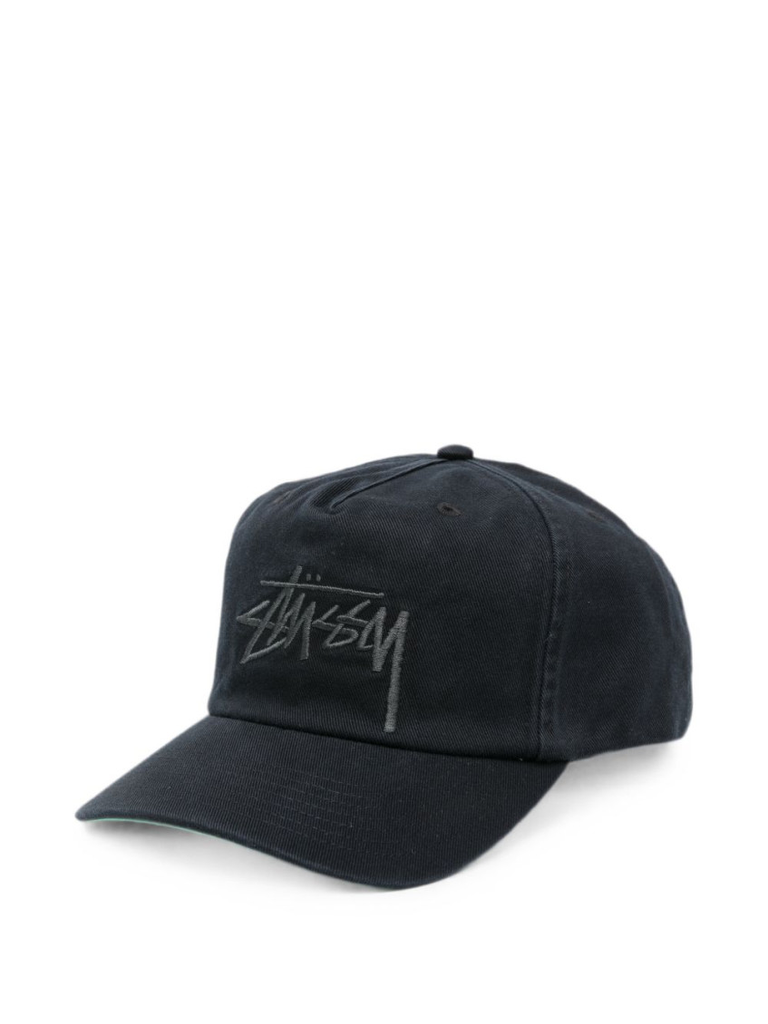 Stussy Black Logo Baseball Cap