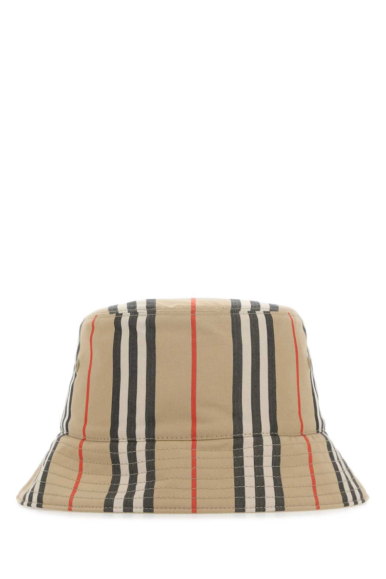 BURBERRY BEIGE SIGNATURE BUCKET HAT