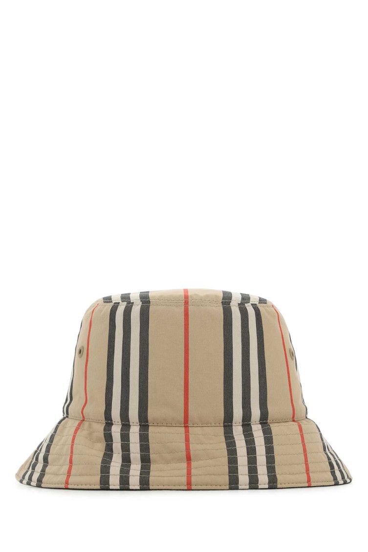 BURBERRY BEIGE SIGNATURE BUCKET HAT