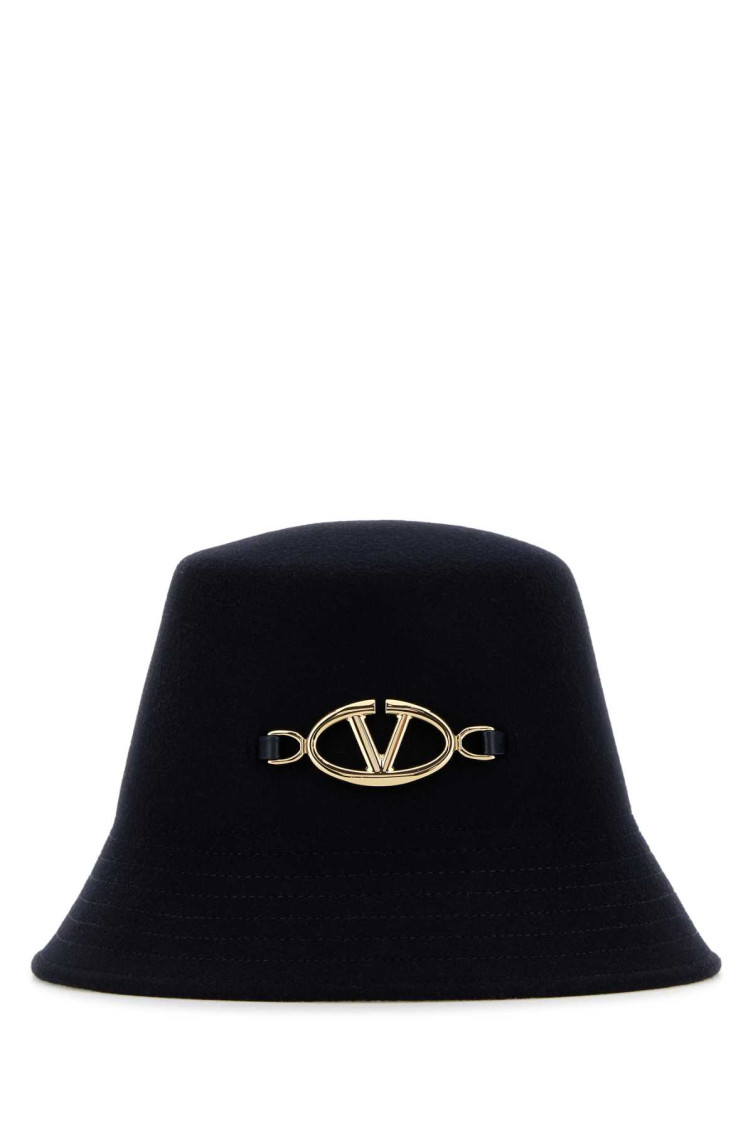 ハット Valentino Garavani Midnight Blue Felt Bucket Hat Valentino Garavani Midnight Felt Bucket Hat In Blue | ModeSens