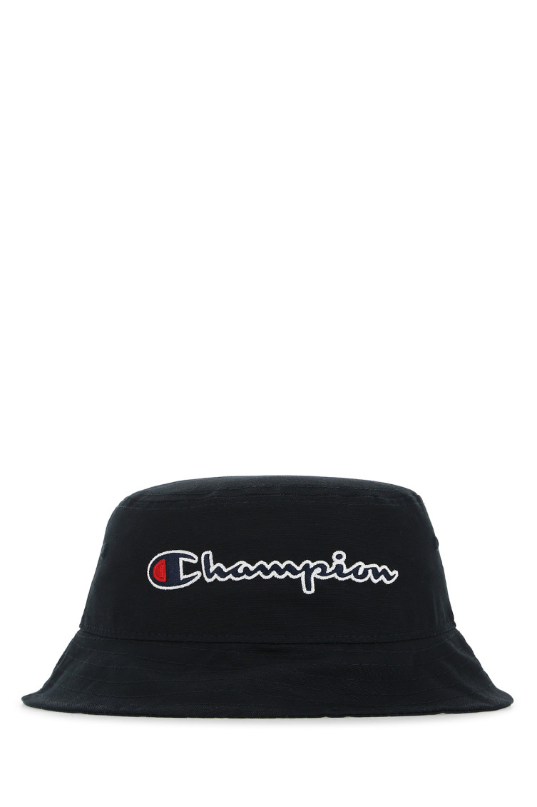 Champion Logo-embroidered Bucket Hat In Black