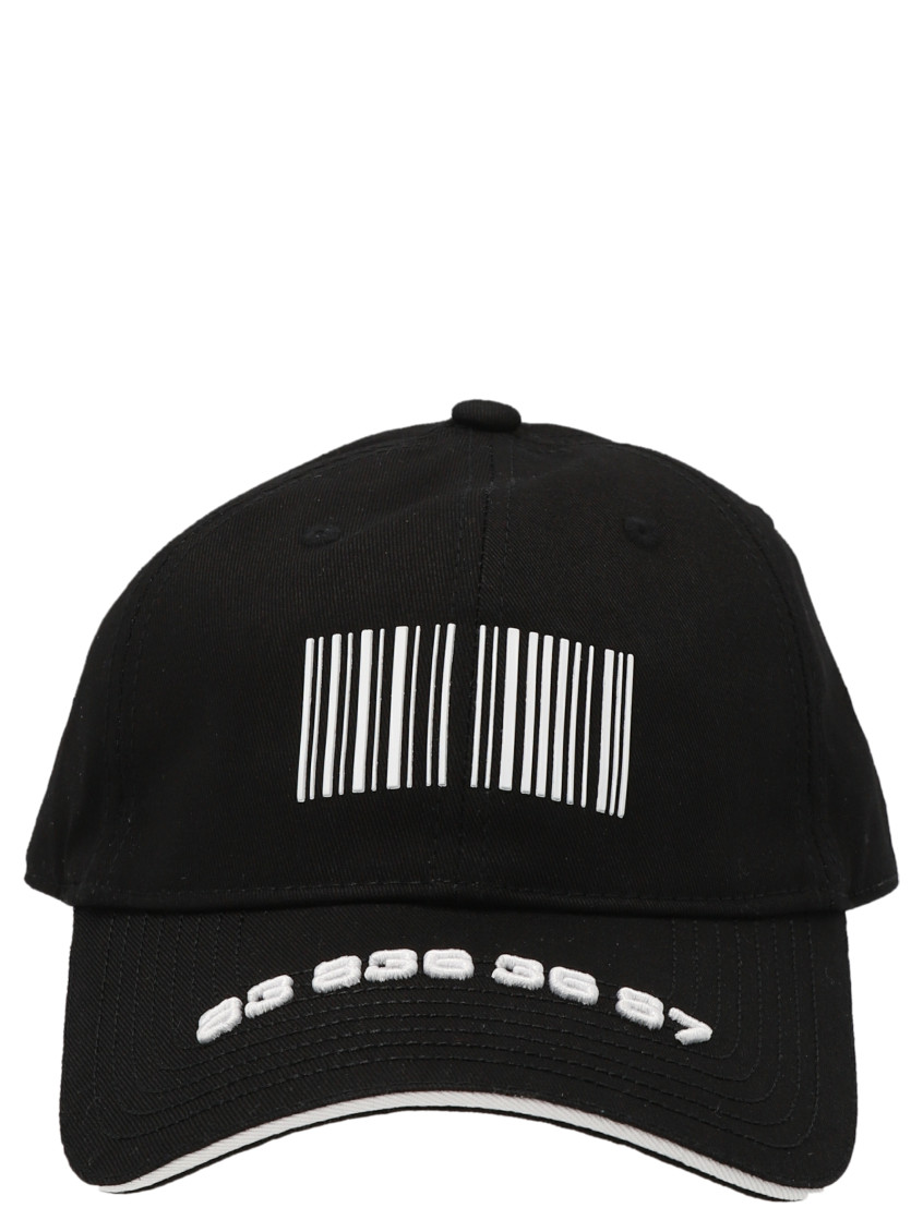 Vtmnts Black Puffer Cap In Black