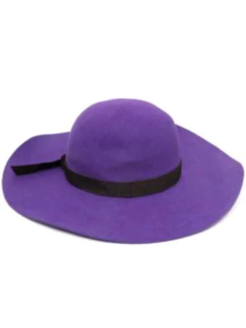 P.a.r.o.s.h Dark Purple Viola Sun Hat In Dark Purple