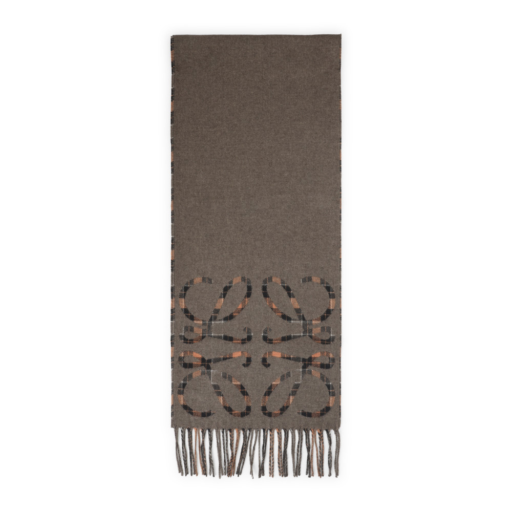 Loewe Brown Logo Scarf