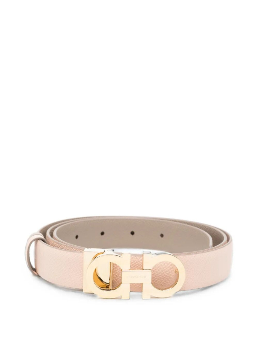Ferragamo Leather Belt, Pink Salvatore Ferragamo Gancini Belt – KMK Luxury Consignment main image 4