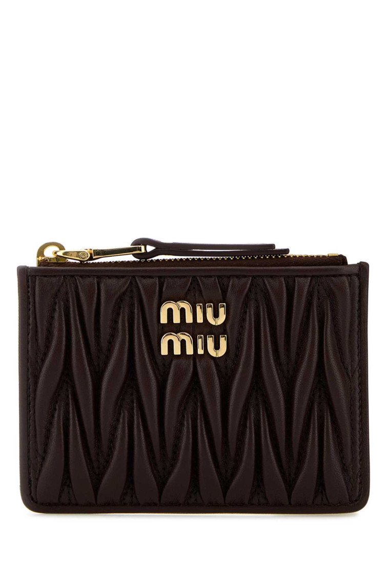 ★【MIU MIU】 Logo Leather Wallet★ miu miu wallet logo leather Authentic used L3033 | eBay