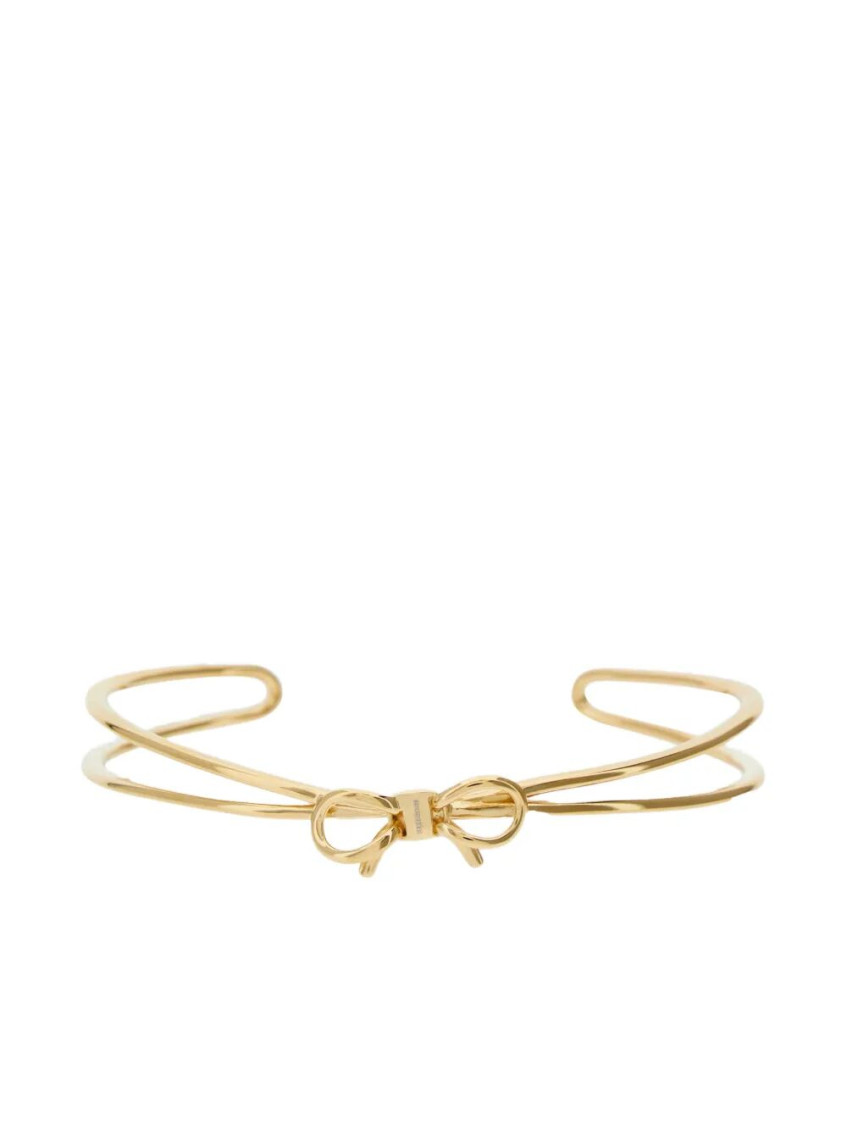 Ferragamo Bangle Bow Bracelet In Gold