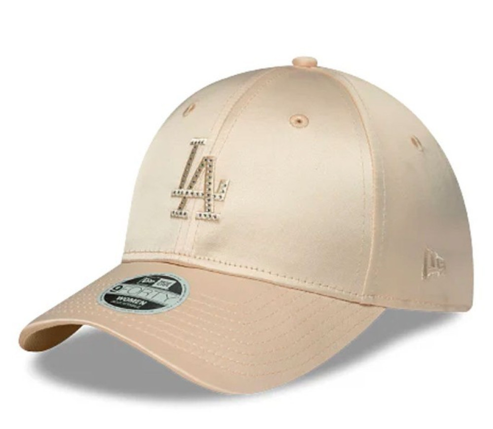 New Era Beige Logo Baseball Hat In Neutral
