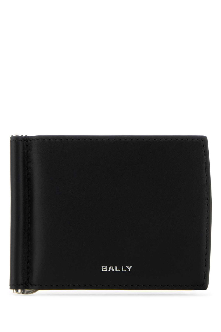 Shop Bally Black Logo Wallet