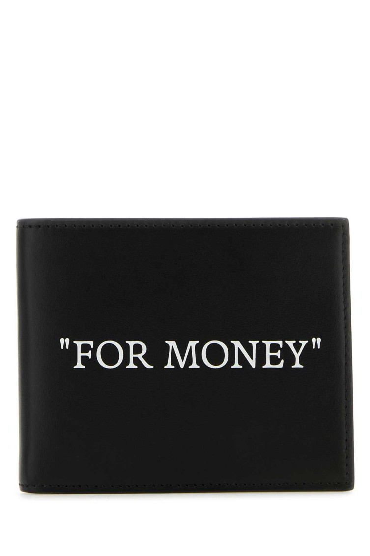 Shop Off-white Black Signature Wallet