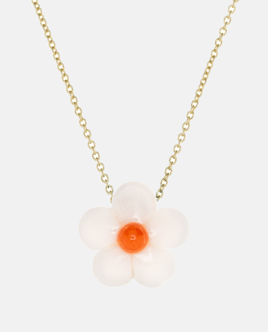 Alíta Multicolor Daisy Pendant Necklace In Multicolor