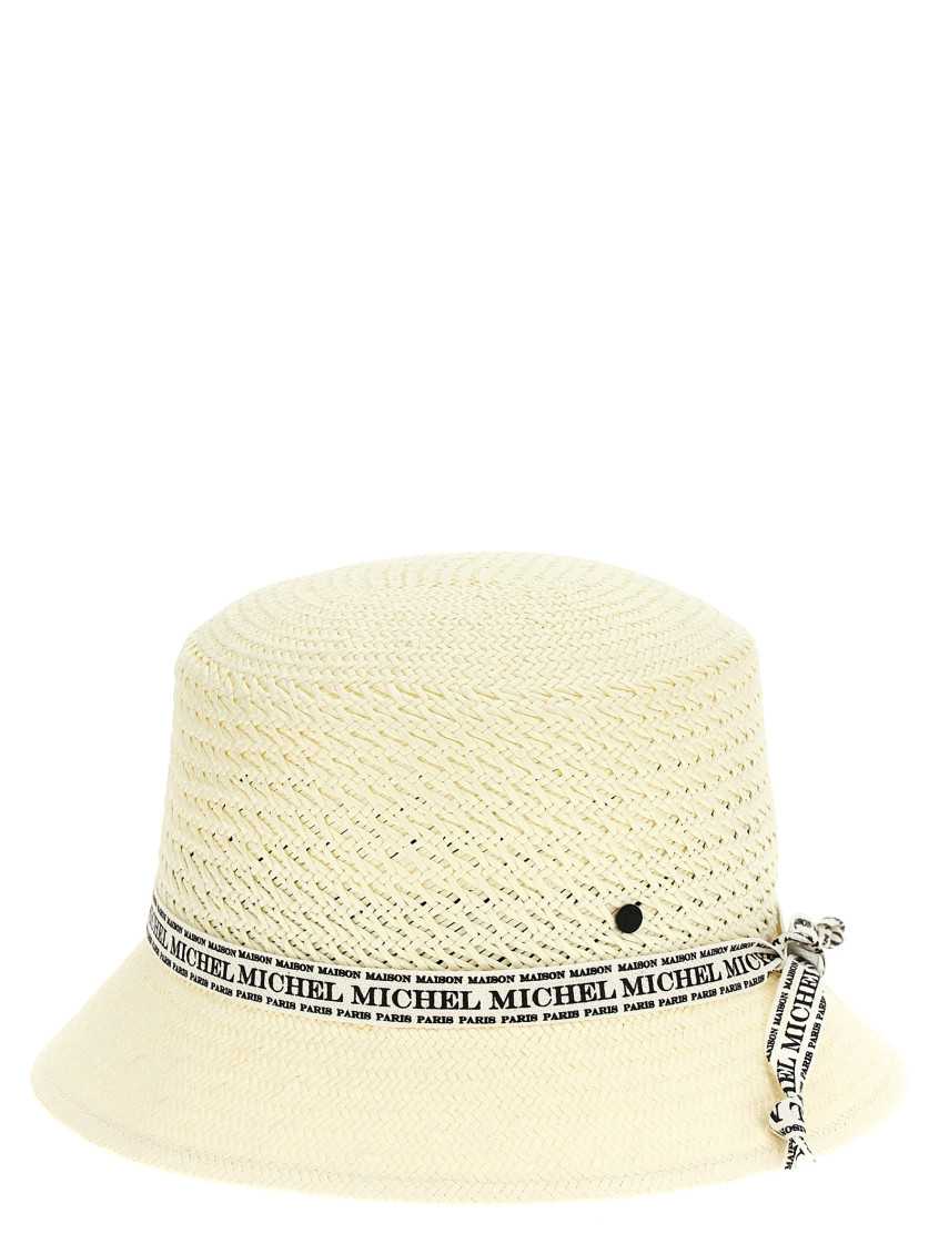 MAISON MICHEL WHITE AXEL HAT