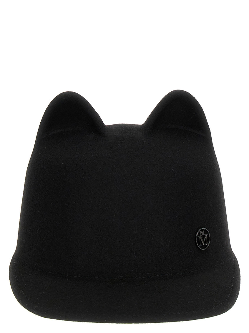 Shop Maison Michel Black Jamie Hat