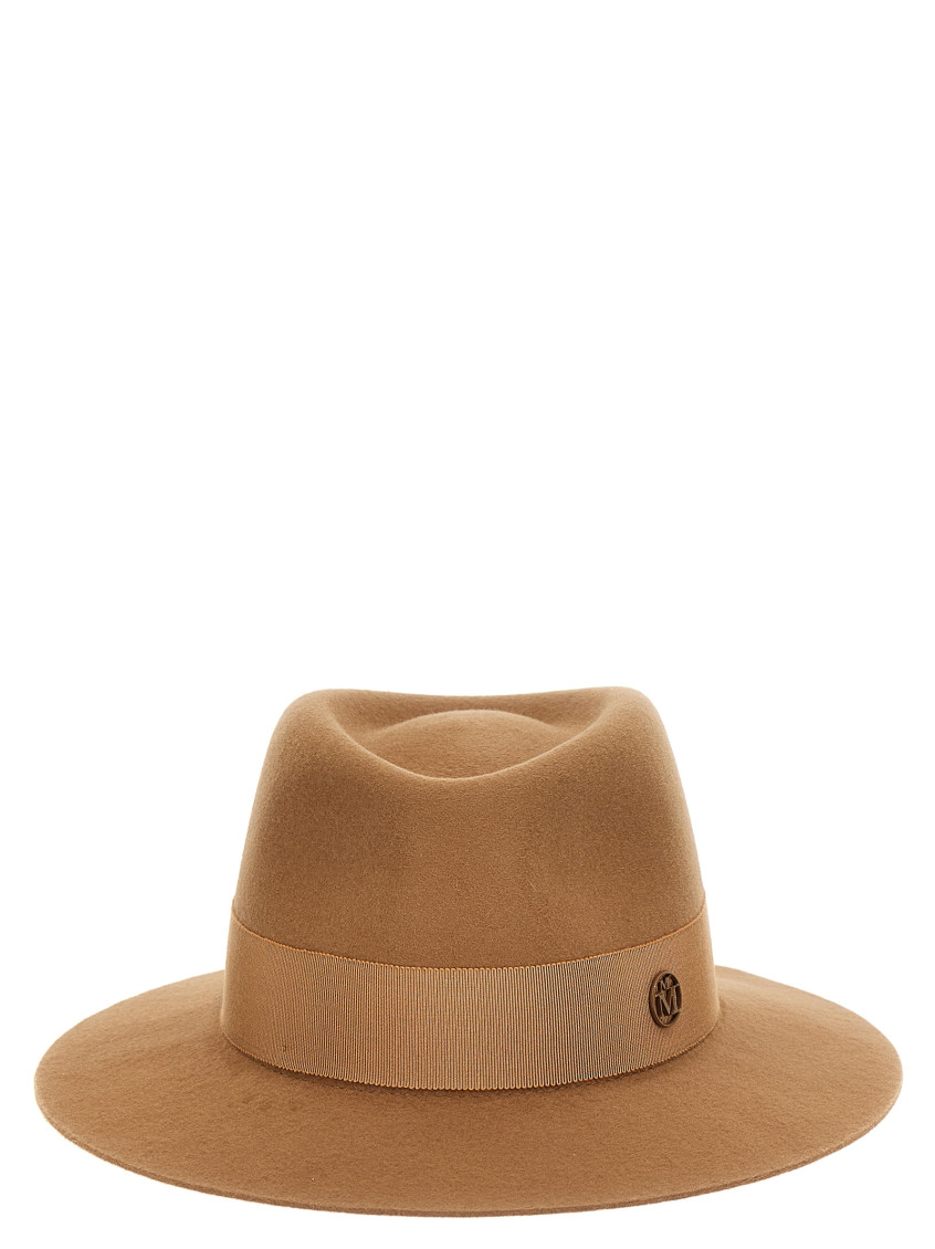 Shop Maison Michel Brown Andre Hat