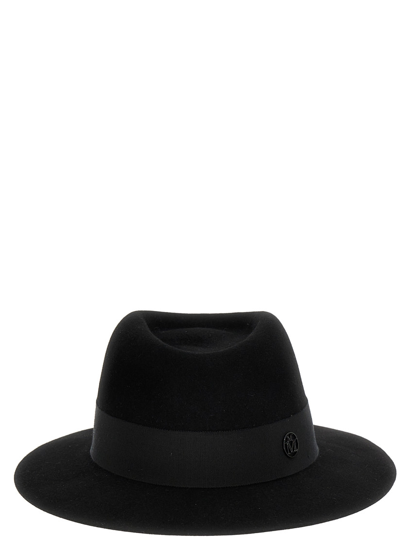 Shop Maison Michel Black Andre Hat
