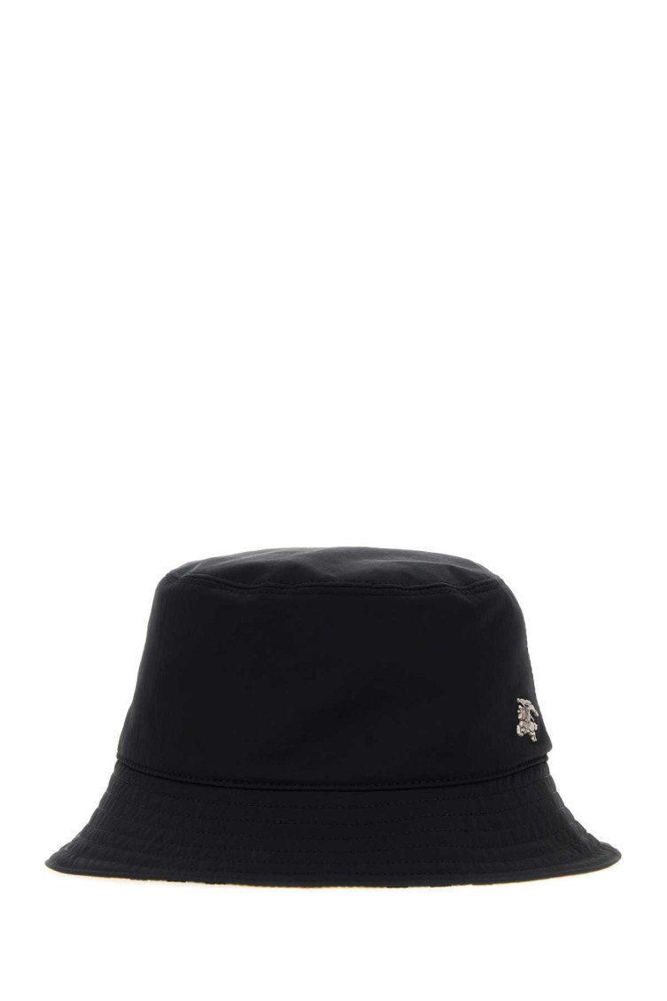 BURBERRY ブラック バケットハット M Burberry Black Logo Bucket Hat for Men Online India at Darveys.com