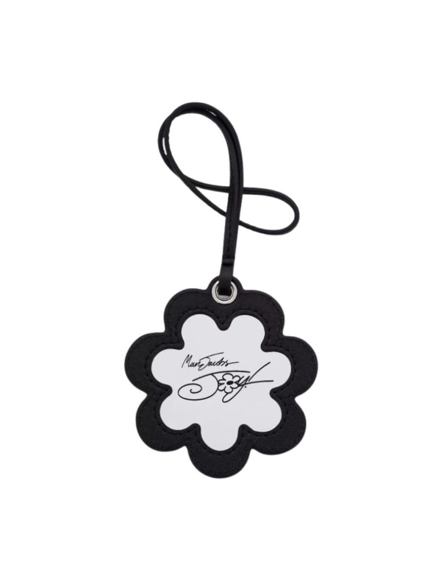 Marc Jacobs Blue The Daisy Mirror Bag Charm In Black