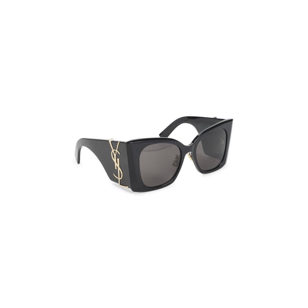 Saint Laurent Black Blaze Sunglasses In Black