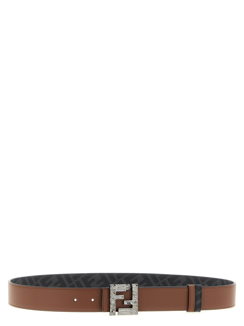 Fendi 'squared Ff' Reversible Belt