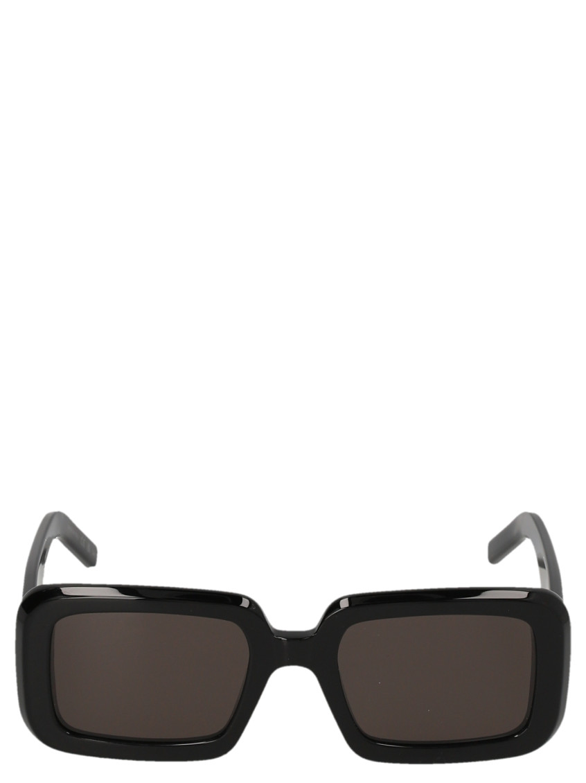 Saint Laurent Eyewear Rectangular Frame Sunglasses In Black