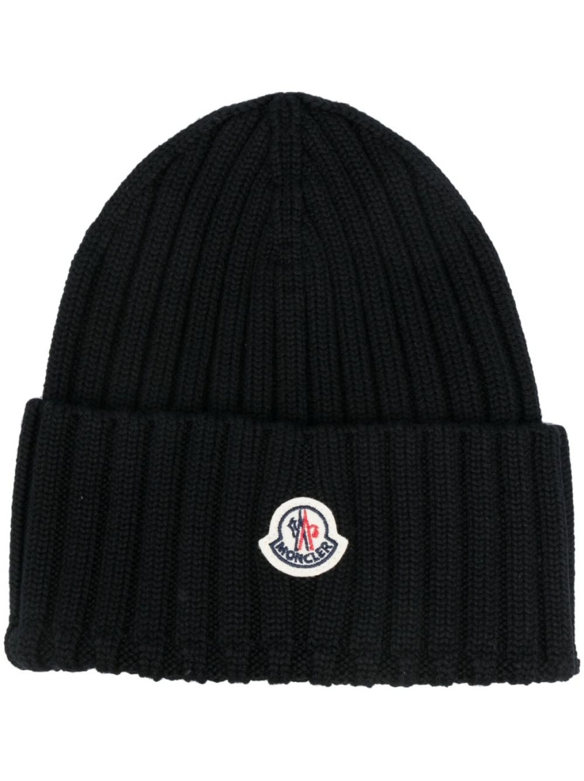 Moncler Beanie Hat Black New Nwt newest