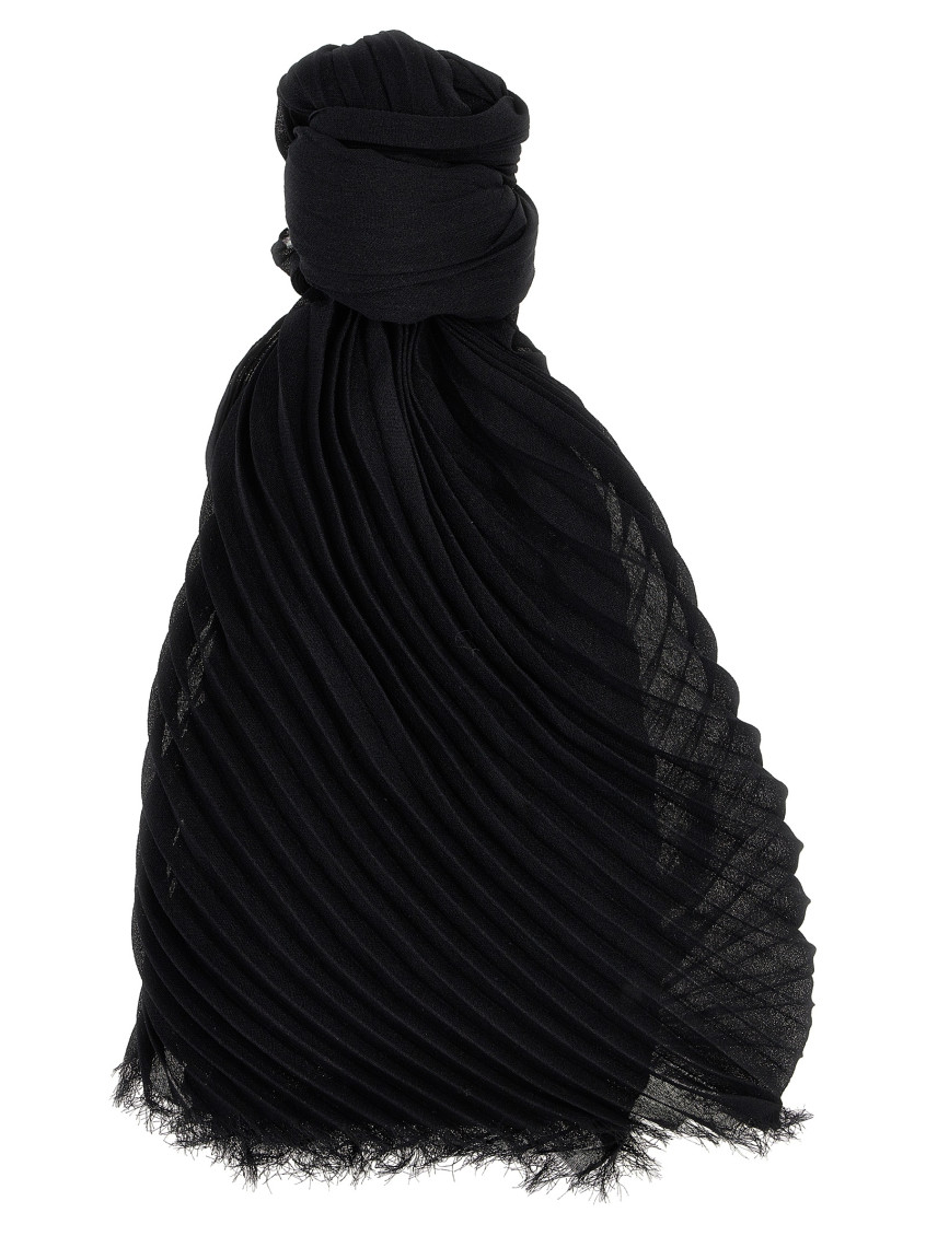 Issey Miyake Basic Madame-t Small Scarves And Foulards Black