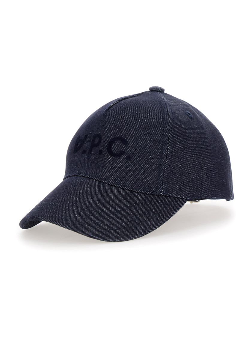 Apc Navy Eden Vpc Baseball Cap In Blue