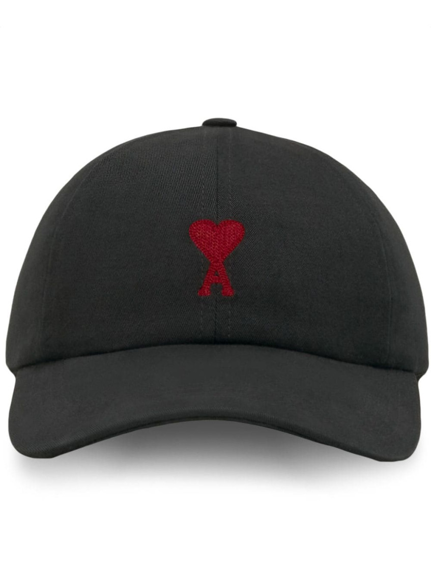 Ami Alexandre Mattiussi Ami Paris 'adc' Baseball Cap In Black